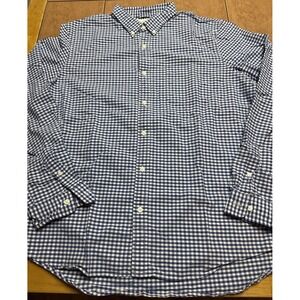 Ralph Lauren Denim & Supply Cotton Shirt Mens‎ Size XXL Blue White Gingham Plaid